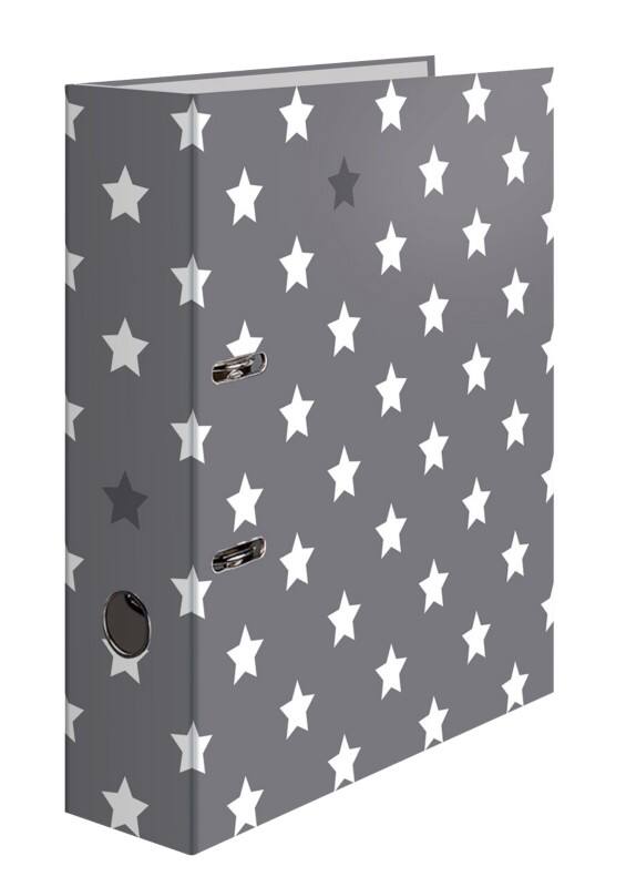 HERMA Ordner Breit A4 70 mm Farbig sortiert 2 Ringe 7194 Pappkarton Glatt Hochformat 10 Stück