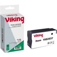 Viking 711 Kompatibel HP Tintenpatrone CZ 133A Schwarz
