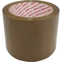 Office Depot Geräuscharmes Verpackungsklebeband 75 mm x 66 m 50 Mikron PP Braun