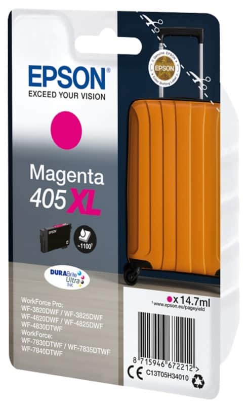 Epson 405XL Original Tintenpatrone C13T05H340 Magenta