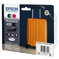 Epson 405XL Original Tintenpatrone C13T05H640 Schwarz, Cyan, Magenta, Gelb Multipack 4 Stück