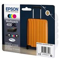 Epson 405XL Original Tintenpatrone C13T05H640 Schwarz, Cyan, Magenta, Gelb Multipack 4 Stück