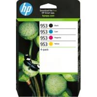 HP 953 Original Tintenpatrone 6ZC69AE Schwarz, Cyan, Magenta, Gelb Multipack 4 Stück