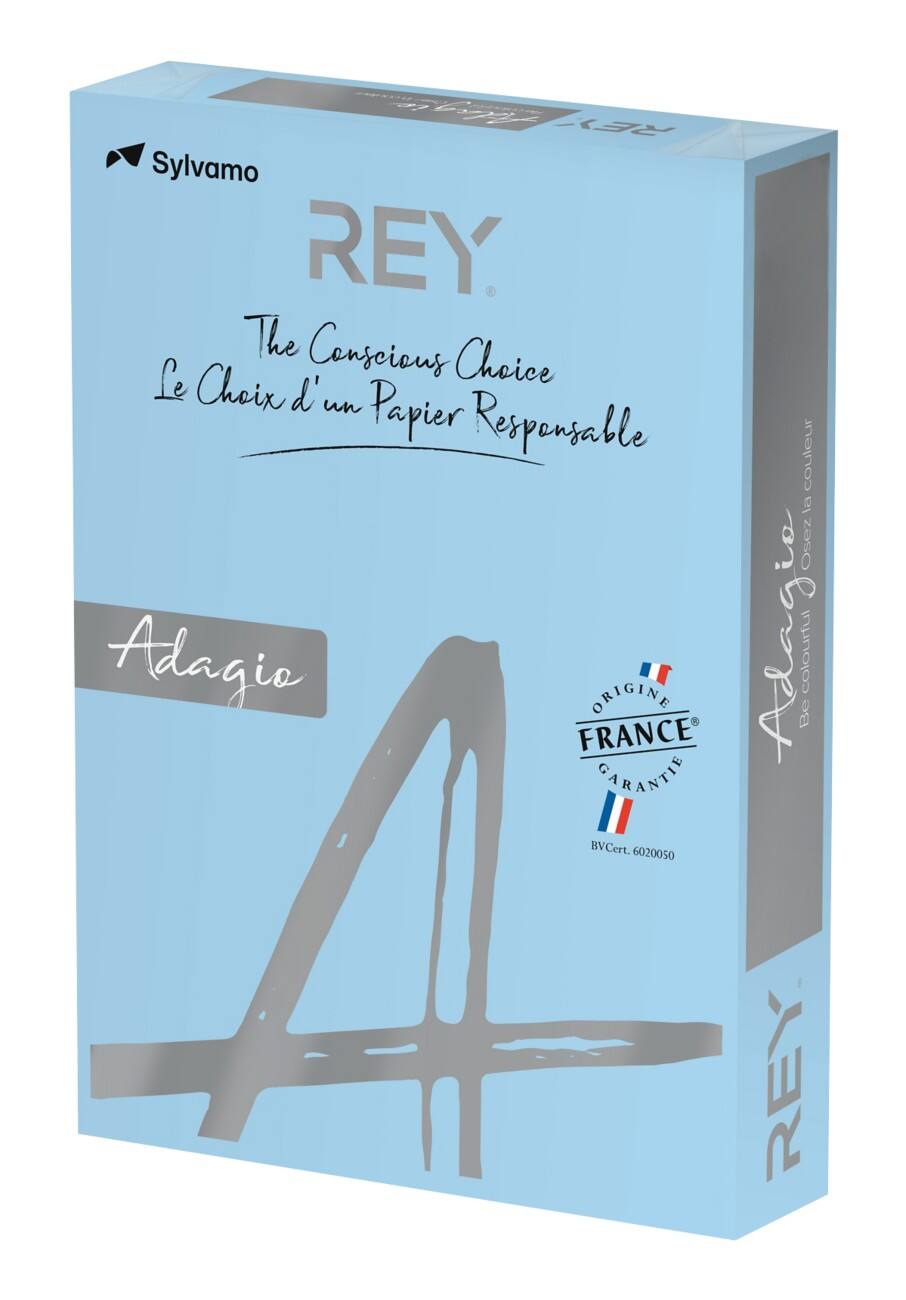 Rey Coloured Paper A4 120 g/m² Leuchtendes Blau 250 Blatt