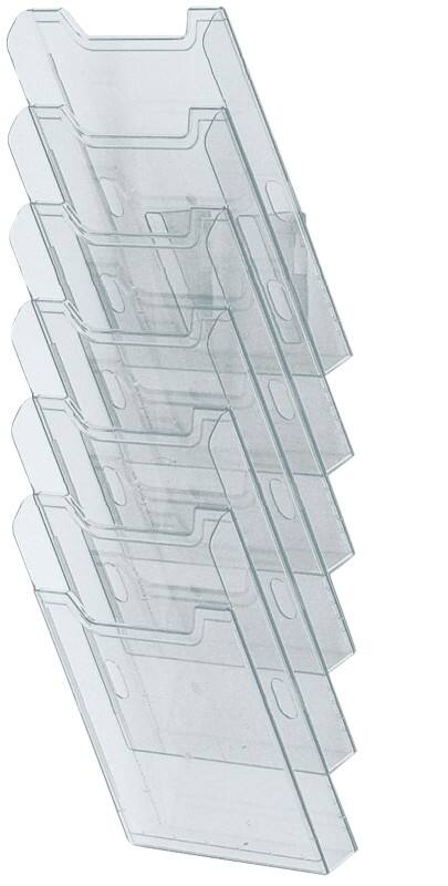 Exacompta 6 x A4 Wand-Organizer 64758D 23,9 x 15,5 x 66,5 cm