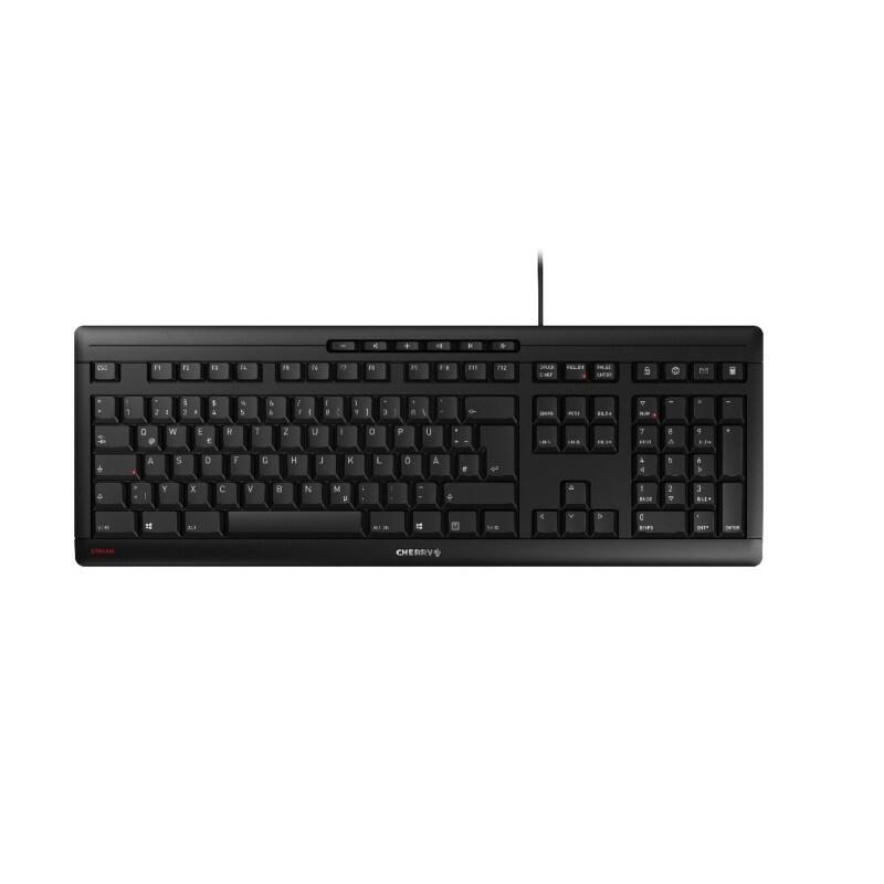 Cherry tastatur jk 8500 qwertz schwarz kabelgebunden