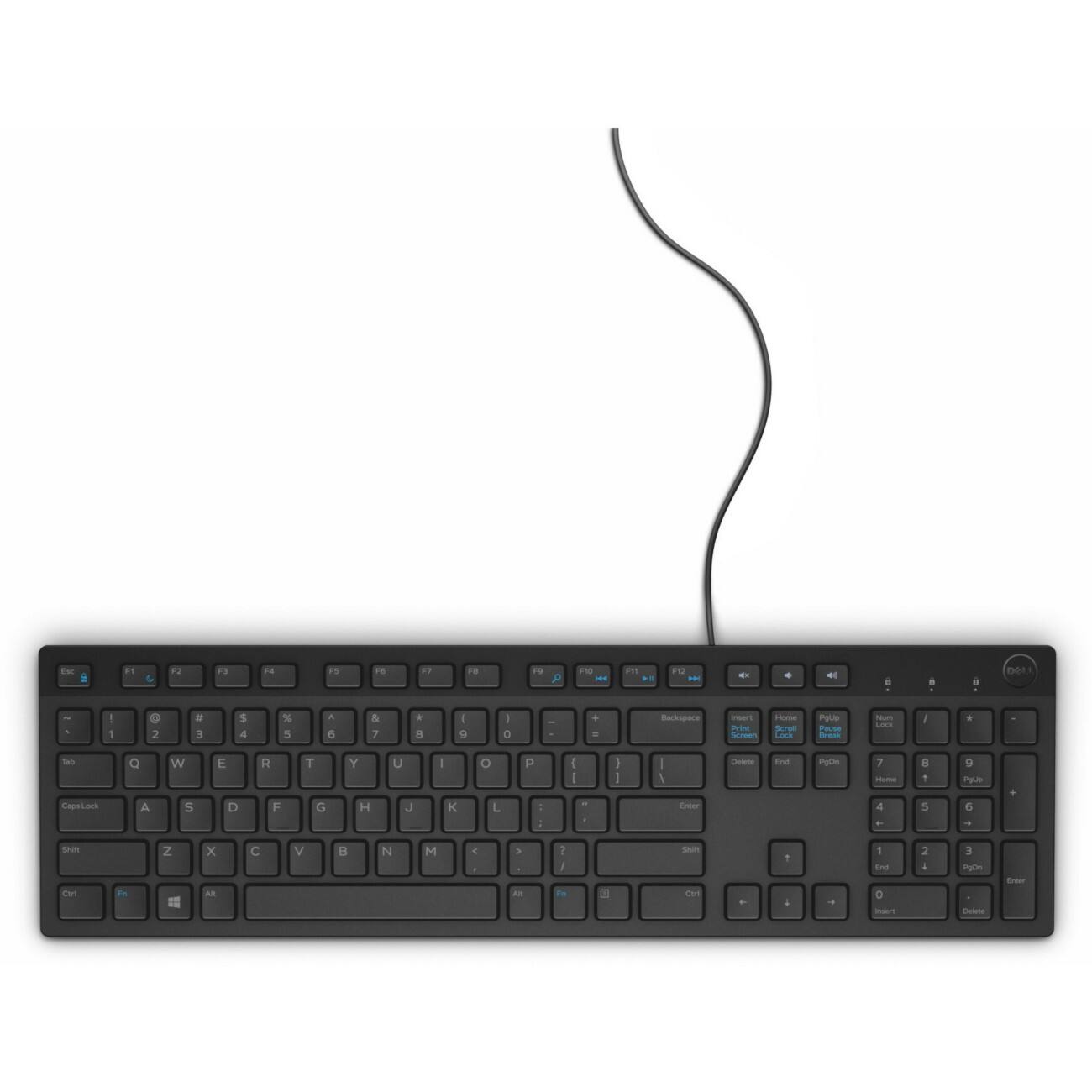 DELL Tastatur KB216 QWERTY Schwarz Kabelgebunden 580-ADGS