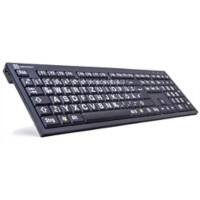 logickeyboard Tastatur XL Print LKB-LPWB-BJPU-DE Verkabelt Schwarz QWERTZ