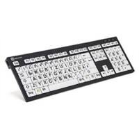 logickeyboard Tastatur XL Print LKB-LPBW-BJPU-DE Verkabelt QWERTZ