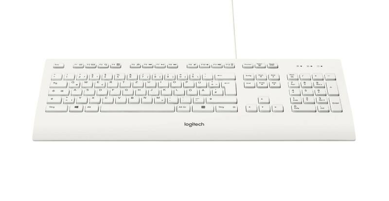 Logitech Tastatur K280E 920-008319 Verkabelt Weiß QWERTZ (DE)