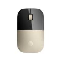 HP Z3700 Kabellose Optische USB Maus Beidhändig Gold, Schwarz