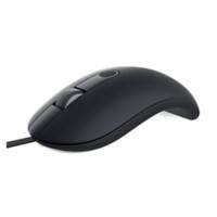 Dell Optische USB Kabelgebundene Maus 1.8 m Kabel Beidhändig Schwarz, Grau