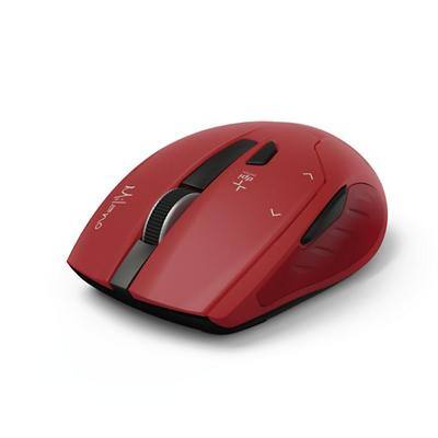 Hama Milano Kabellose Optische USB Maus für Rechtshänder Rot