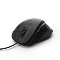 Hama MC-500 Optische USB Kabelgebundene Maus 1.8 m Kabel für Rechtshänder Schwarz