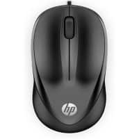 HP 1000 Optische USB Kabelgebundene Maus Beidhändig 1.5 m Kabel Schwarz
