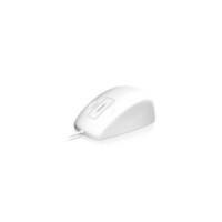 KeySonic Optische USB Kabelgebundene Maus 1.8 m Kabel Beidhändig Weiß