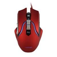 LC-Power LC-M715R Verkabelt Optisch USB Maus Rot