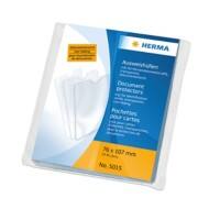 HERMA Ausweishüllen Transparent PP (Polypropylen) 10,7 x 7,6 cm 25 Stück