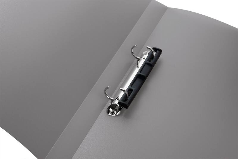 HERMA Ringbuch 2 Ringe 25 mm Polypropylen DIN A4 Grau 60 Stück