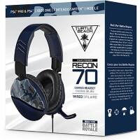 Turtle Beach RECON 70 Gaming-Headset Verkabelt Über das Ohr Blaue Tarnfarben mit Mikrofon