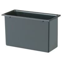 Exacompta Abfallbehälter-Einsatz 43242D 2 L Anthrazit Kunststoff 125 x 222 x 95 mm