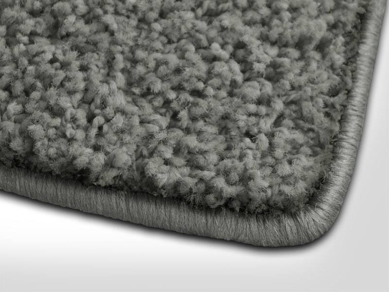 Shaggy-Teppich Floordirekt STEP Barcelona Grau Polypropylen 800 x 1500 mm