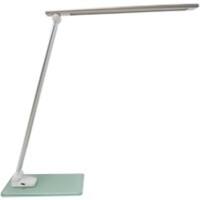 Unilux Popy Freistehend Tischleuchte LED Silber, Weiß USB 300 x 120 x 350 mm