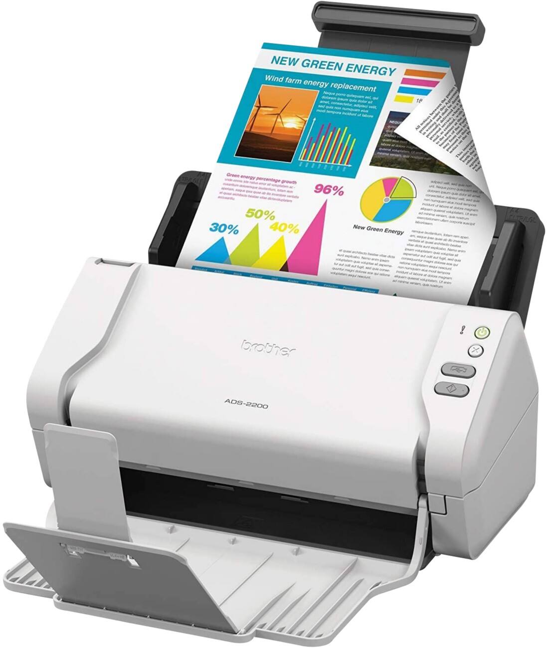 Brother Dokumentenscanner Ads-2200 Schwarz, Weiß 1 X A4 600 Dpi