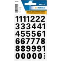 HERMA 4164 Nummernetiketten 0-9 13 x 15 mm Schwarz 10 Packungen mit 390 Etiketten