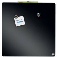 Nobo Mini Wandmontierbare Magnetische Whiteboard-Kachel 1903774 Lackierter Stahl Rahmenlos 360 mm x 360 mm Schwarz