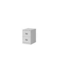 Bisley Hängeregistraturschrank ECO, einbahnig, DIN A4, 2 HR-Schubladen, Farbe lichtgrau; H 698 x B 467 x 620 mm