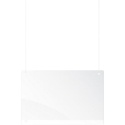 Franken Schutzscheibe für Deckenaufhängung Plexiglas Transparent 100 x 65 cm