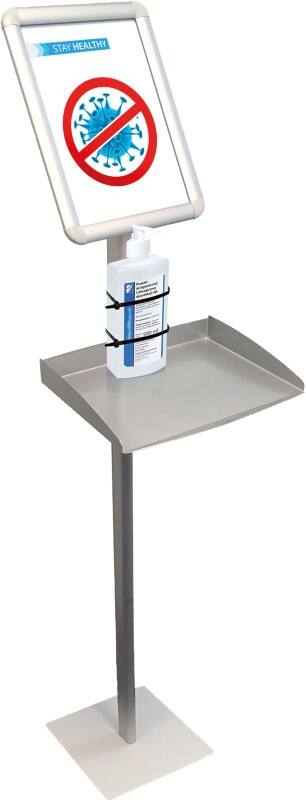 Franken Infoständer A4 Aluminium Silber BS0911