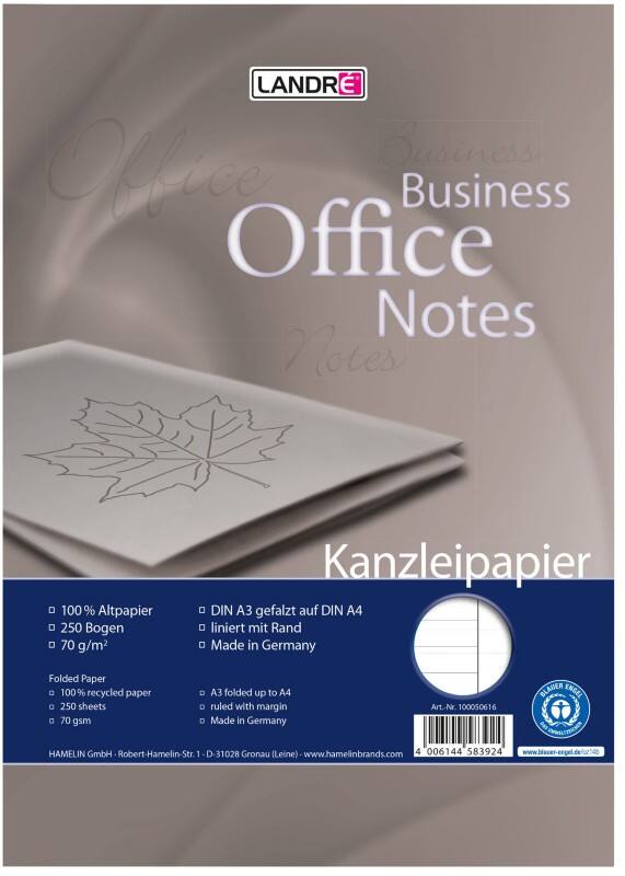LANDRÉ Office A3 Papier Weiß 70 g/m² 250 Blatt