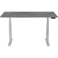 Cambino Höhenverstellbarer Schreibtisch 9771601 Newport Eiche 1.600 x 800 x 645 x 645 - 1.305 mm