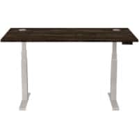Cambino Höhenverstellbarer Schreibtisch 9771401 Walnuss 1.800 x 800 x 645 x 645 - 1.305 mm