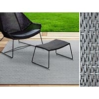 Outdoor-Teppich Casa Pura Geona Grau Vinyl, PET 1800 x 5000 mm