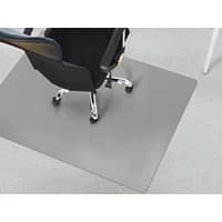 Bürostuhlunterlage Floordirekt Pro Teppich Grau Polypropylen 1200 x 1500 mm