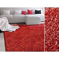 Hochflorteppich Floordirekt STEP Bali Rot Polypropylen 660 x 1500 mm