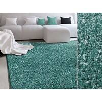 Hochflorteppich Floordirekt STEP Bali Türkis Polypropylen 660 x 1000 mm