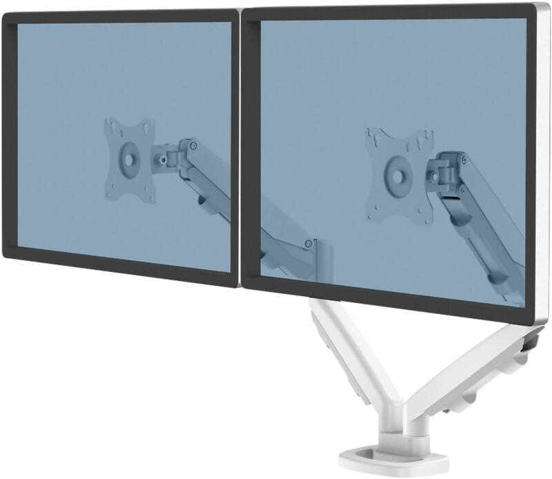 Fellowes Doppelmonitor-Arm Eppa höhenverstellbar 480 x 1000 X 560 mm 39 Zoll Weiß