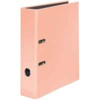 Falken PastellColour Ordner A4 80 mm Orange 2 Ringe Pappkarton Glänzend