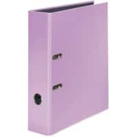 Falken PastellColour Ordner A4 80 mm Violett 2 Ringe Pappkarton Glänzend