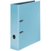 Falken PastellColour Ordner A4 80 mm Blau 2 Ringe Pappkarton Glänzend