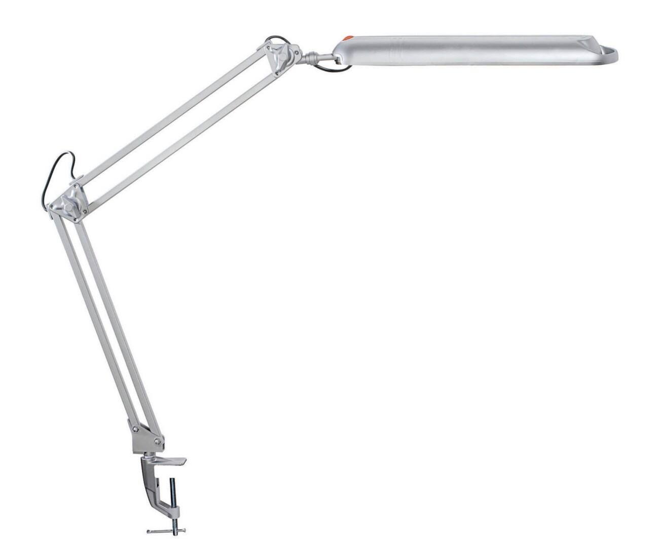 Maul Schreibtischlampe mit Klemme MAULatlantic Silber