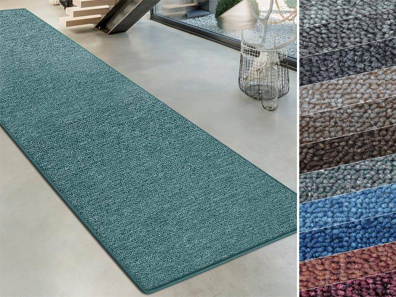 Teppich-Läufer Casa Pura London Grün Polypropylen 670 x 1000 mm