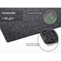 Rasenteppich Casa Pura Farbwunder Pro Schwarz Polypropylen 2000 x 8000 mm
