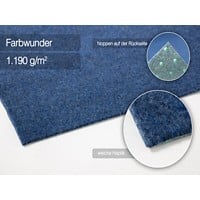 Rasenteppich Casa Pura Farbwunder Pro Blau Polypropylen 2000 x 3000 mm