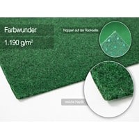 Rasenteppich Casa Pura Farbwunder Pro Grün Polypropylen 2000 x 6000 mm