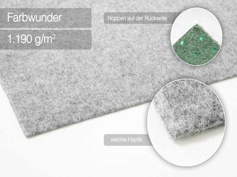 Rasenteppich Casa Pura Farbwunder Pro Grau Polypropylen 2000 x 3000 mm